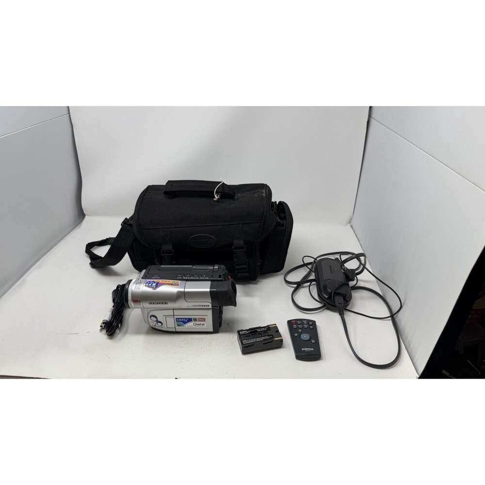 Samsung SCL860 Hi8 8mm Handheld Camcorder Bundle Tested WORKS
